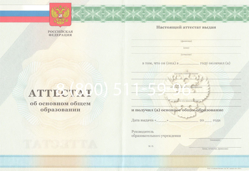 Купить Аттестат за 9 класс 2011-2013 годов в Тамбове Купить Аттестат за 9 класс 2011-2013 годов в Тамбове