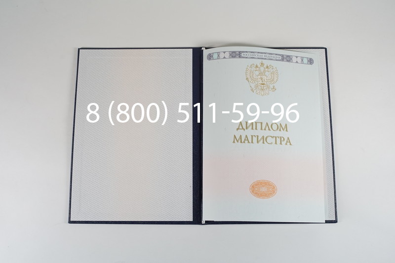 Диплом магистра 2014-2024 года в Тамбове