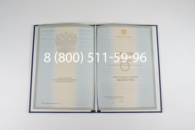 Диплом магистра 2003-2009 годов в Тамбове